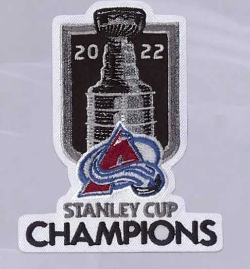 NHL Colorado Avalanche 2022 Stanley Cup Champions Patch,We sell and wholesale NHL Colorado Avalanche 2022 Stanley Cup Champions Patch on line form chian!